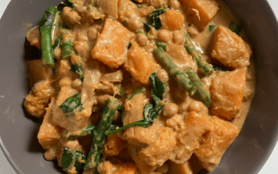 Pumpkin and Chickpea Satay