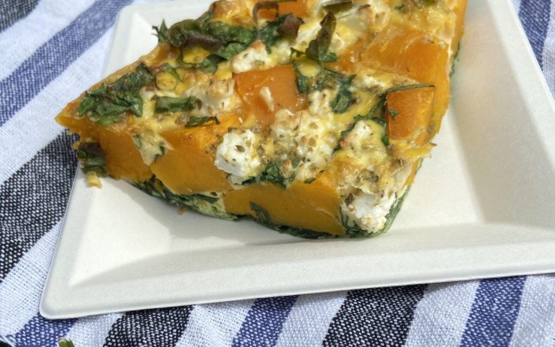 Pumpkin & Spinach Frittata